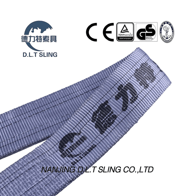 DLT Sling 4T مسطح البوليستر حزام حبال