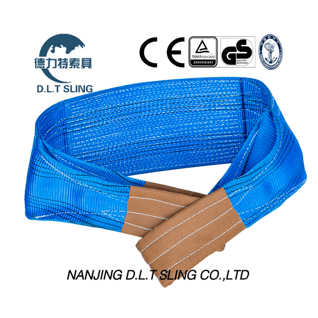 8T Polyester Flatbing Rabbing Sling EN Standard