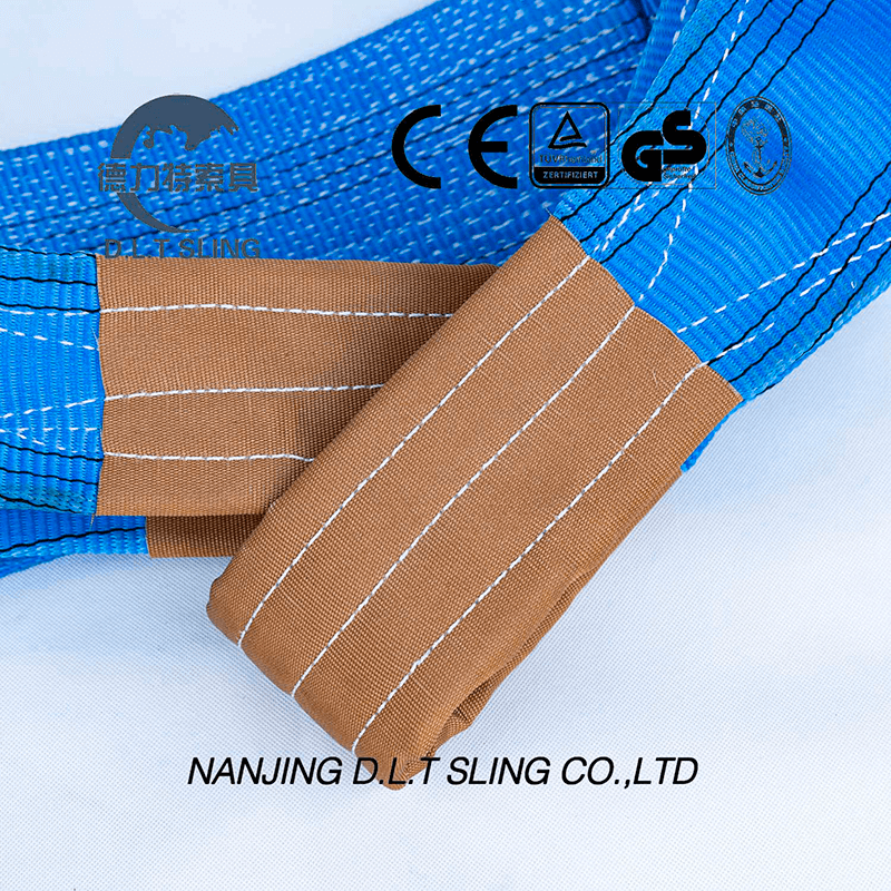 8T Polyester Flatbing Rabbing Sling EN Standard