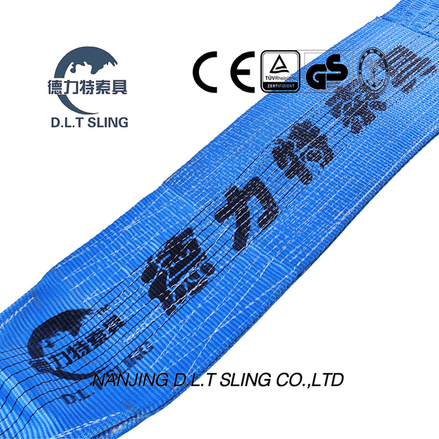 8T Polyester Flatbing Rabbing Sling EN Standard