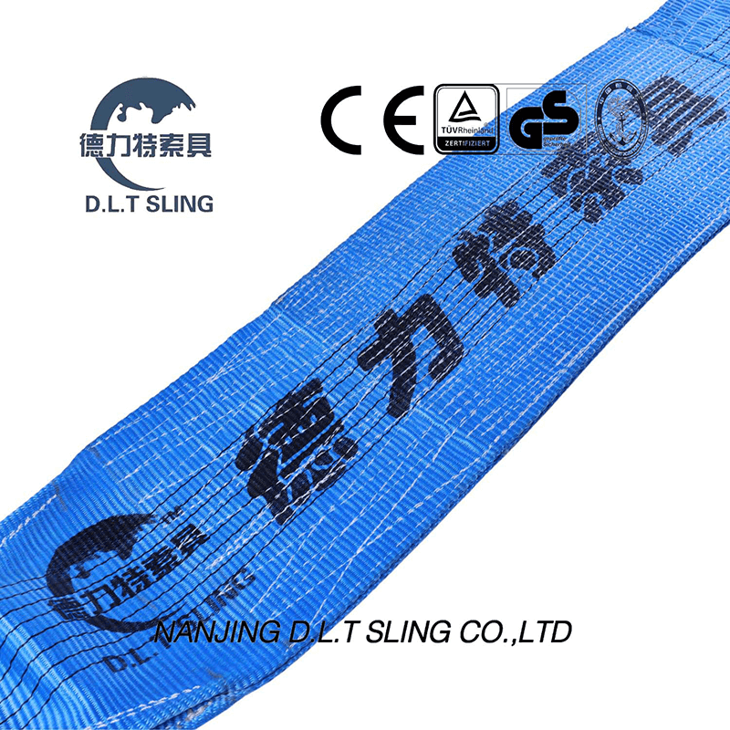 8T Polyester Flatbing Rabbing Sling EN Standard