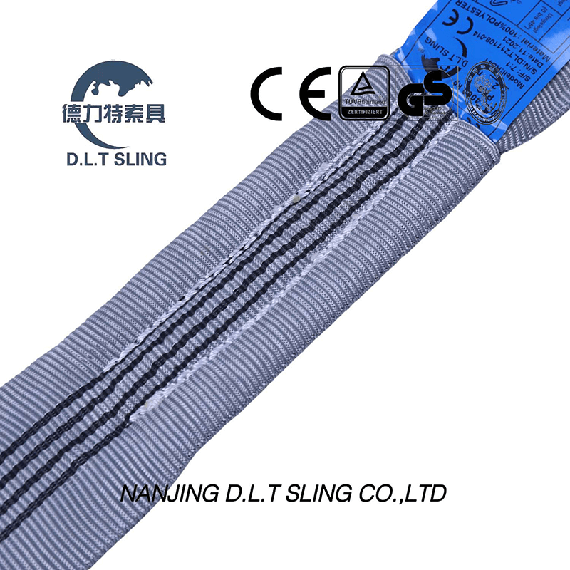 DLT Sling 4T مسطح البوليستر حزام حبال