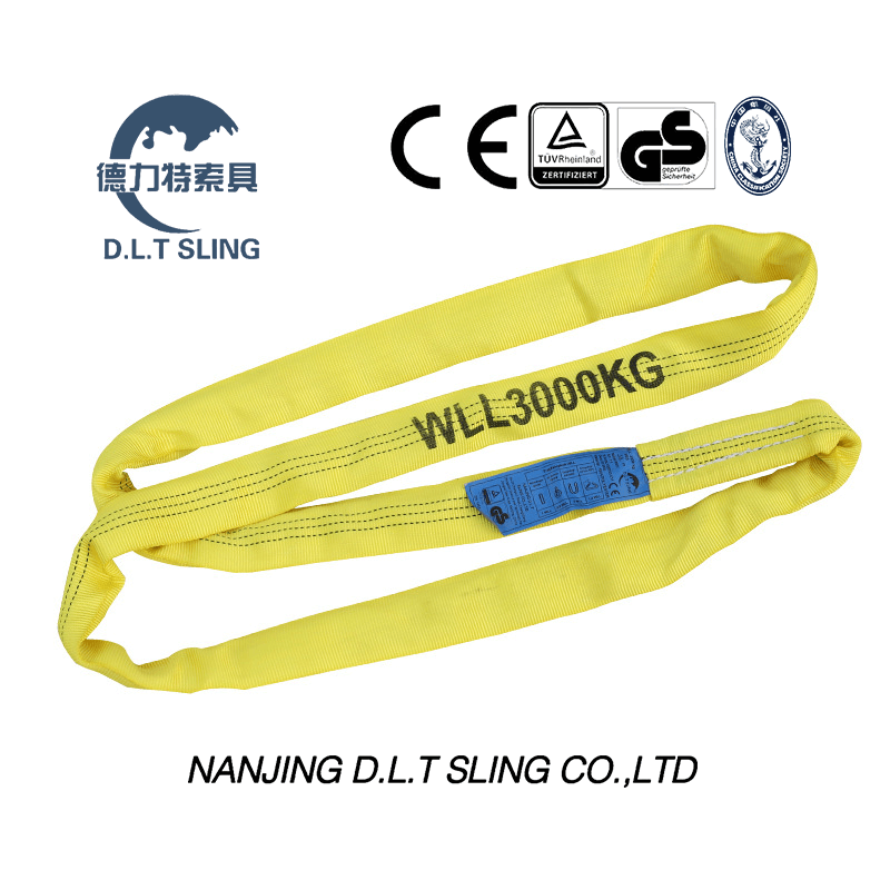 DLT Sling 3TON Round Sling Straps للرفع