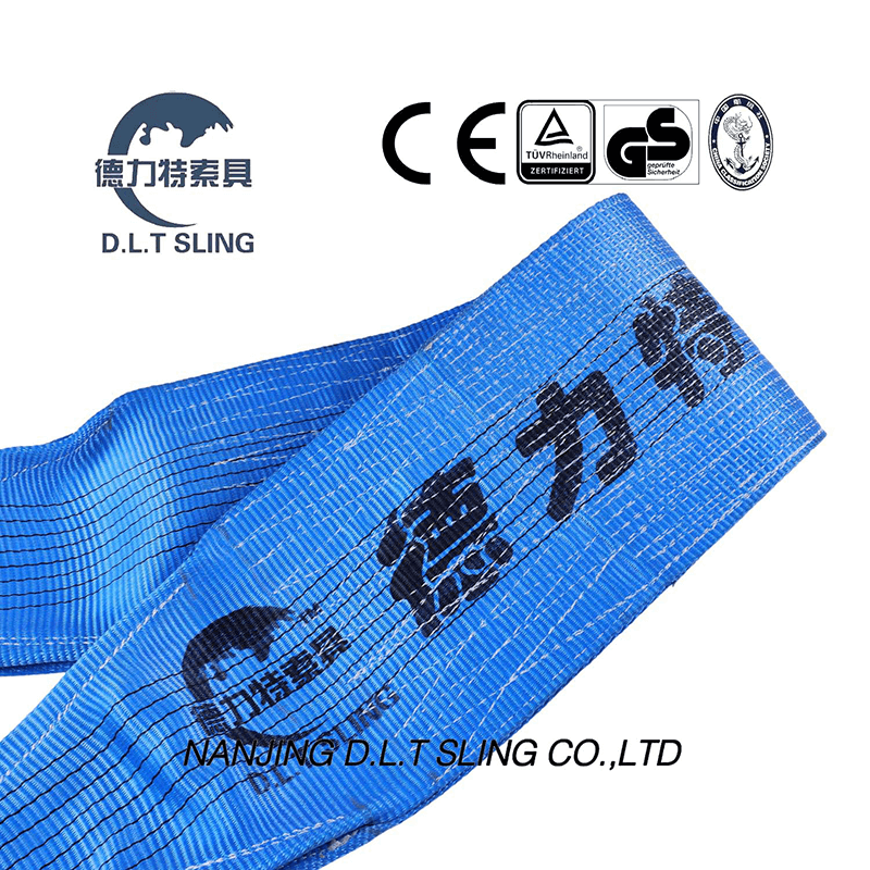 8T Polyester Flatbing Rabbing Sling EN Standard