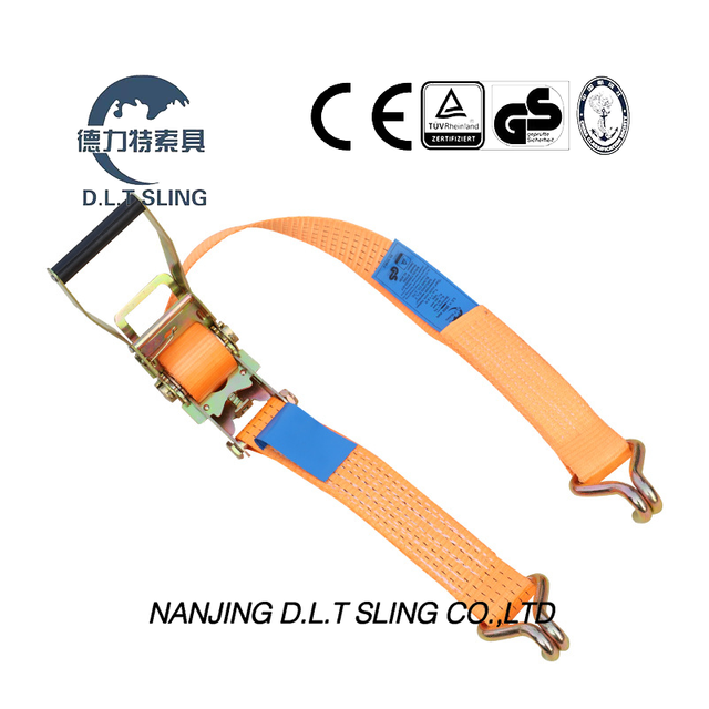DLT Sling Ratchet Tie أسفل مع خطاف J مزدوج